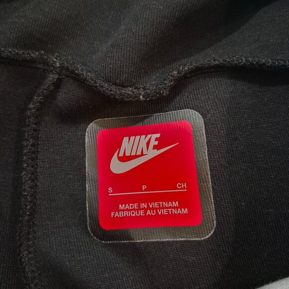 Nike Pants Mens Small Black Tech Fleece Joggers Zip Pocket Tapered Running Gym - Picture 3 of 6